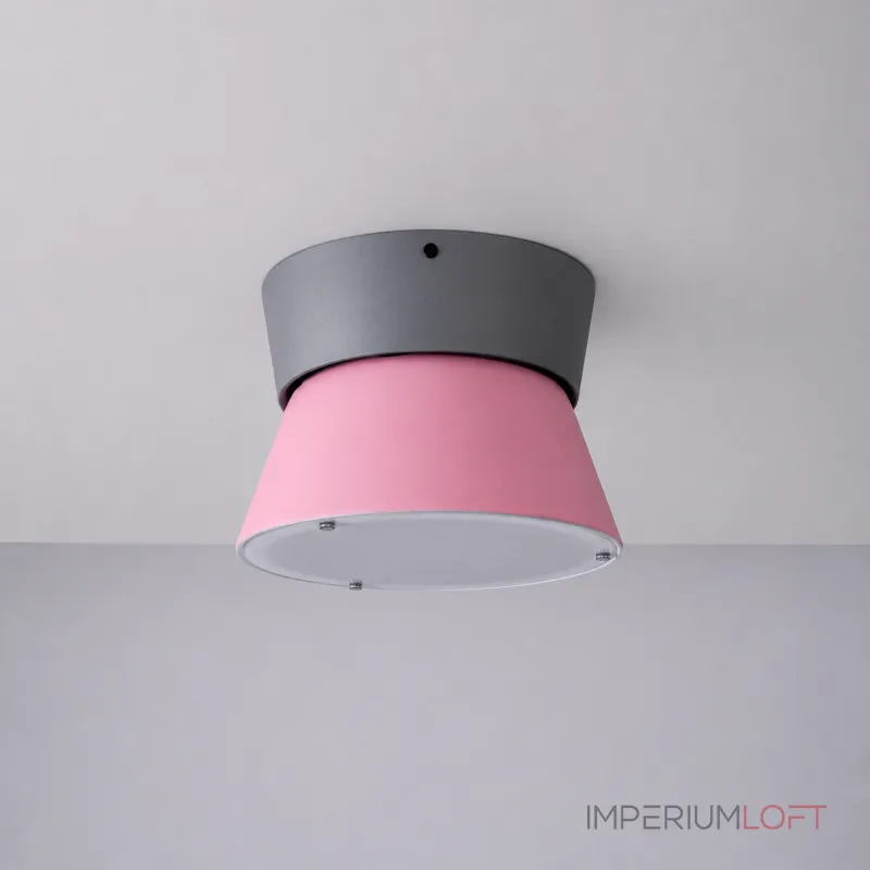 Потолочный светильник KNAP D25 Pink с элегантным сдержанным плафоном