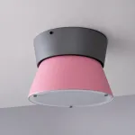 Потолочный светильник KNAP D25 Pink с элегантным сдержанным плафоном