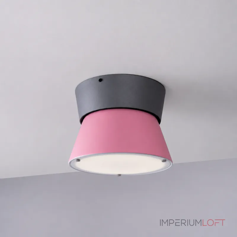Потолочный светильник KNAP D25 Pink с элегантным сдержанным плафоном