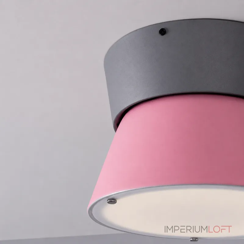 Потолочный светильник KNAP D25 Pink с элегантным сдержанным плафоном