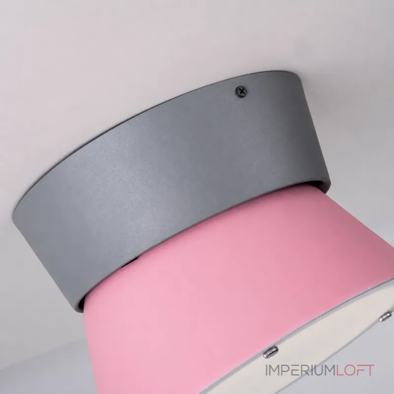 Потолочный светильник KNAP D25 Pink с элегантным сдержанным плафоном