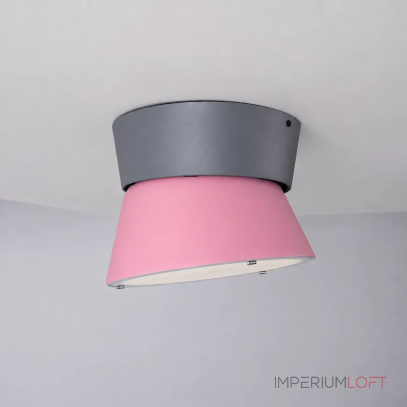 Потолочный светильник KNAP D25 Pink с элегантным сдержанным плафоном