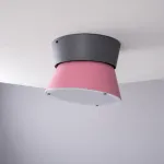 Потолочный светильник KNAP D25 Pink с элегантным сдержанным плафоном