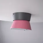Потолочный светильник KNAP D25 Pink с элегантным сдержанным плафоном