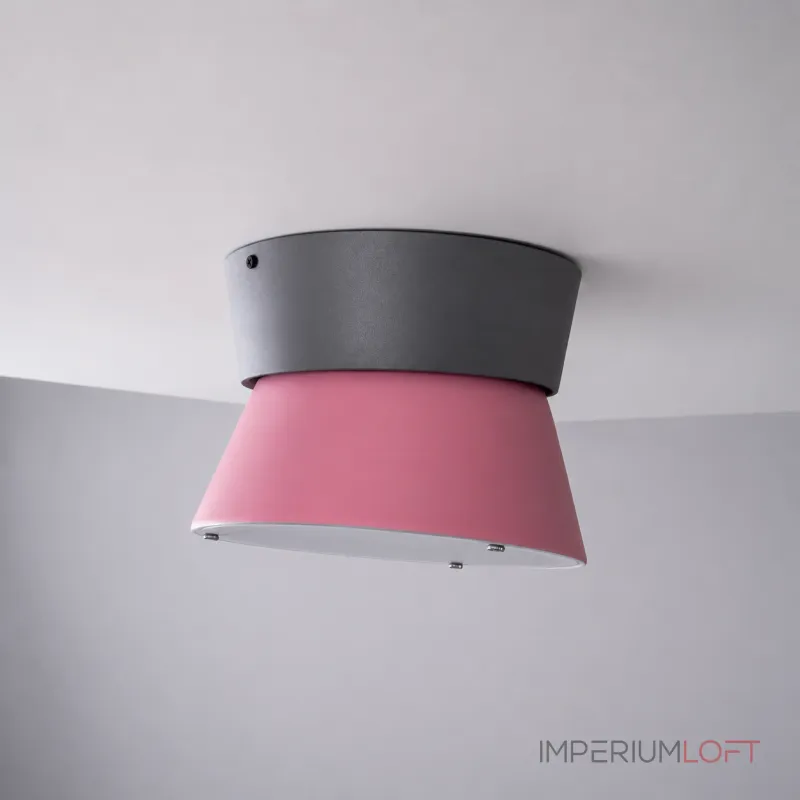 Потолочный светильник KNAP D25 Pink с элегантным сдержанным плафоном