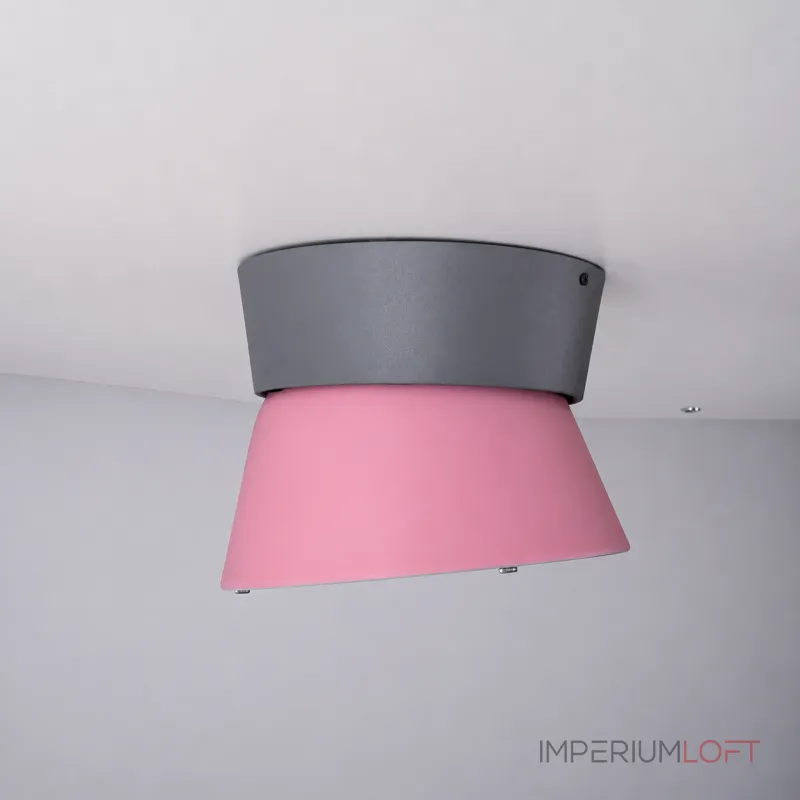 Потолочный светильник KNAP D25 Pink с элегантным сдержанным плафоном