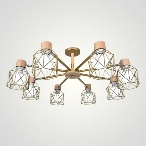 Потолочная люстра CORF B3 Champagne 8 lamps