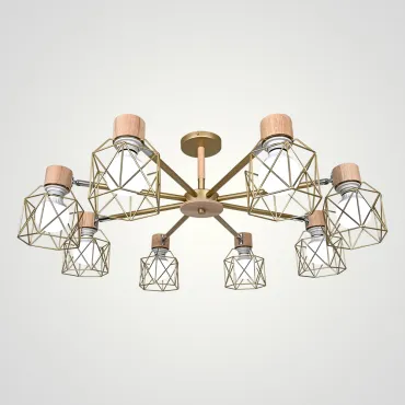 Потолочная люстра CORF B3 Champagne 8 lamps