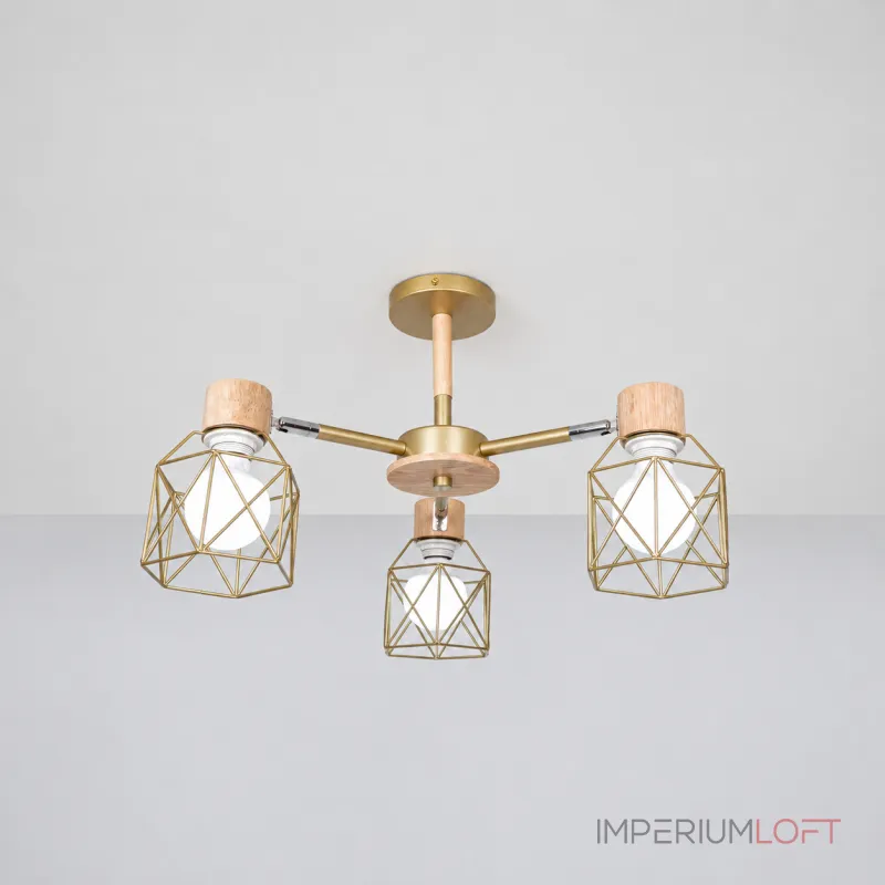 Потолочная люстра CORF B3 Champagne 3 lamps