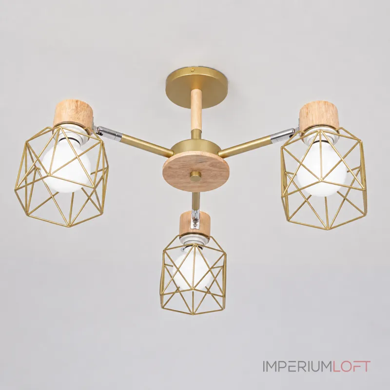 Потолочная люстра CORF B3 Champagne 3 lamps
