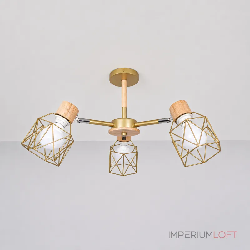 Потолочная люстра CORF B3 Champagne 3 lamps