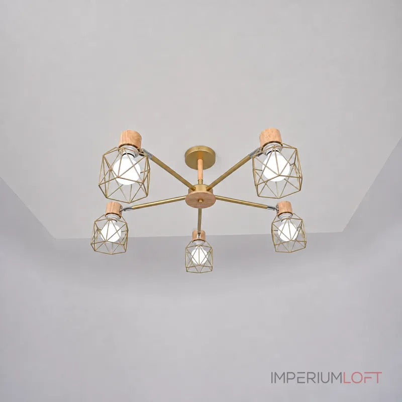 Потолочная люстра CORF B3 Champagne 5 lamps Потолочная люстра CORF B3 Champagne 5 lamps