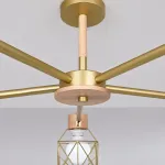 Потолочная люстра CORF B3 Champagne 5 lamps