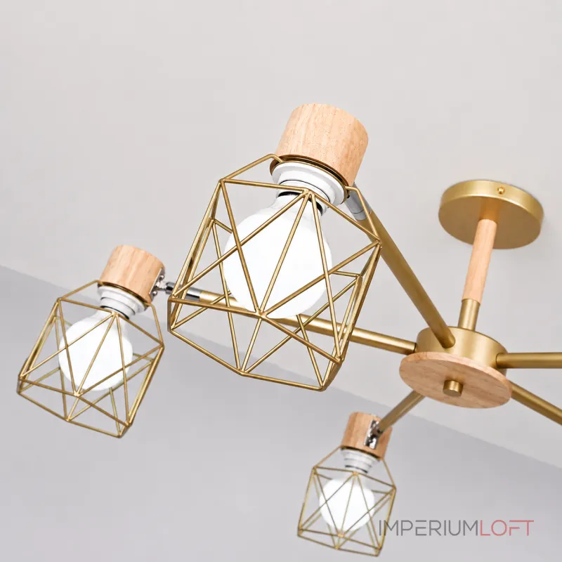 Потолочная люстра CORF B3 Champagne 5 lamps Потолочная люстра CORF B3 Champagne 5 lamps