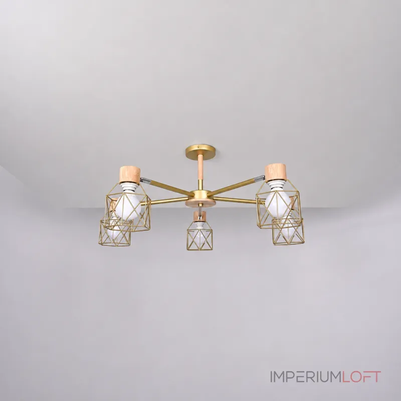 Потолочная люстра CORF B3 Champagne 5 lamps Потолочная люстра CORF B3 Champagne 5 lamps