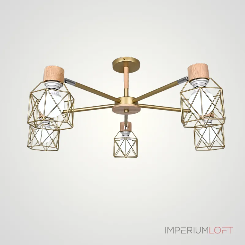 Потолочная люстра CORF B3 Champagne 5 lamps Потолочная люстра CORF B3 Champagne 5 lamps