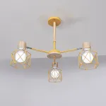 Потолочная люстра CORF B3 Yellow 3 lamps