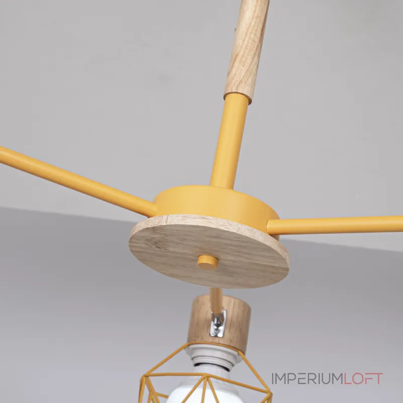 Потолочная люстра CORF B3 Yellow 3 lamps