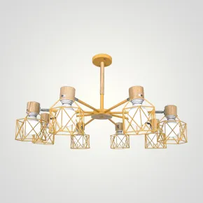Потолочная люстра CORF B3 Yellow 8 lamps