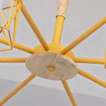 Потолочная люстра CORF B3 Yellow 8 lamps