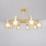 Потолочная люстра CORF B3 Yellow 8 lamps