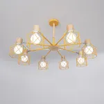 Потолочная люстра CORF B3 Yellow 8 lamps