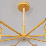 Потолочная люстра CORF B3 Yellow 8 lamps