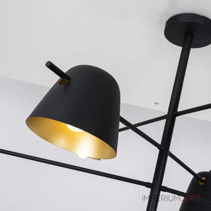 Люстра на штанге GODA Black