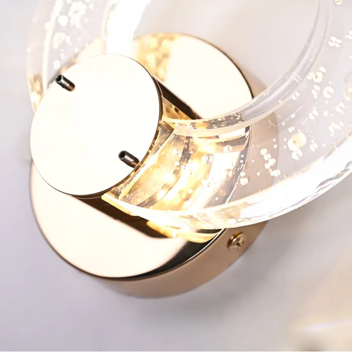 Бра Cleari Transparent Gold от ImperiumLoft