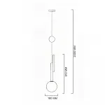 Подвесной светильник PANSY D18 Gold Подвесной светильник PANSY D18 Gold