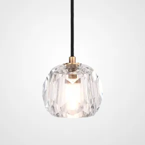 Подвесной светильник Boule De Cristal Single Rod Pendant Brass