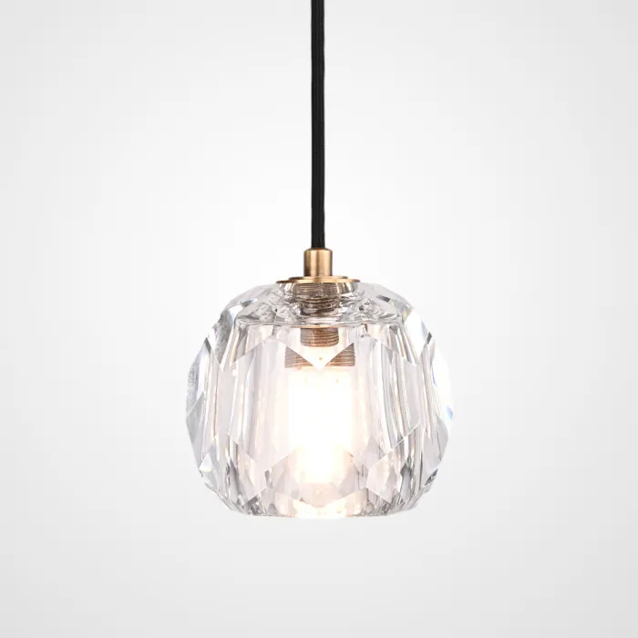 Подвесной светильник Boule De Cristal Single Rod Pendant Brass от ImperiumLoft