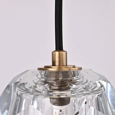 Подвесной светильник Boule De Cristal Single Rod Pendant Brass от ImperiumLoft