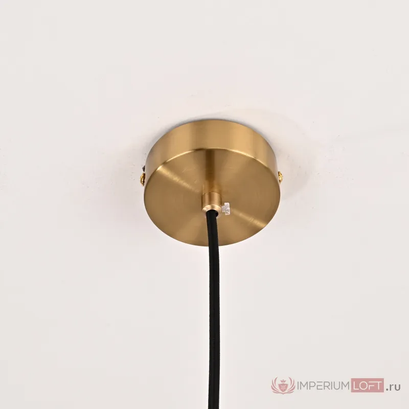 Подвесной светильник Boule De Cristal Single Rod Pendant Brass от ImperiumLoft
