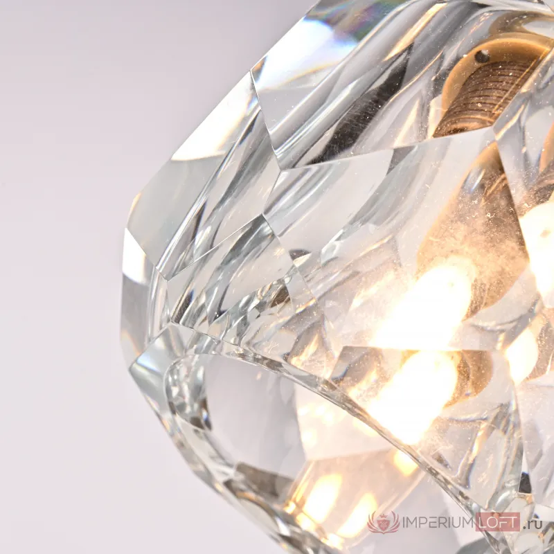 Подвесной светильник Boule De Cristal Single Rod Pendant Brass от ImperiumLoft