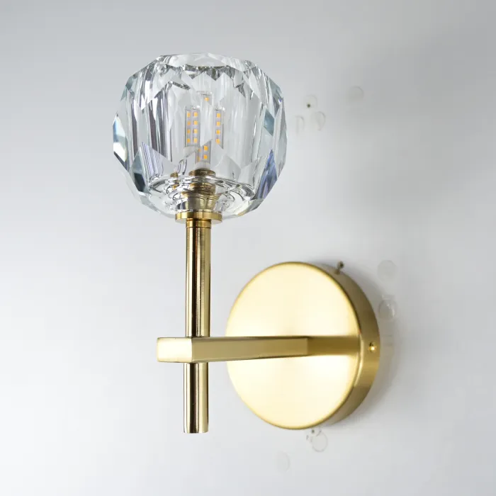 Бра Boule de Cristal Single Sconce Brass от ImperiumLoft