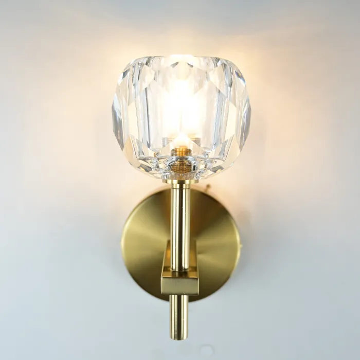 Бра Boule de Cristal Single Sconce Brass от ImperiumLoft