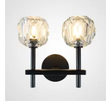 Бра Boule de Cristal Double Sconce Brass Черный