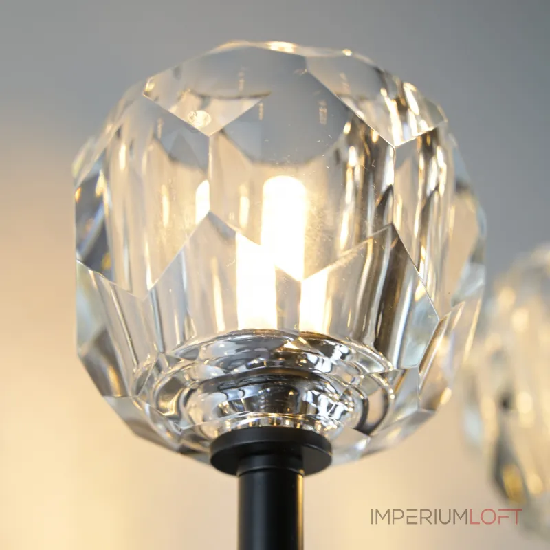 Бра Boule de Cristal Double Sconce Brass Черный от ImperiumLoft Бра Boule de Cristal Double Sconce Brass Черный от ImperiumLoft