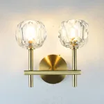 Бра Boule de Cristal Double Sconce Brass от ImperiumLoft