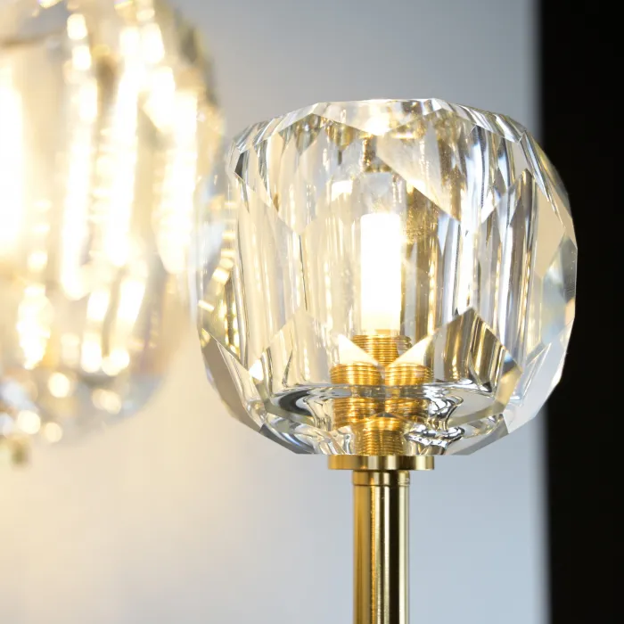 Бра Boule de Cristal Double Sconce Brass от ImperiumLoft