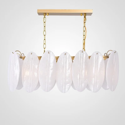 Люстра на штанге Angel Style Italian Murano Glass Rectangle L80