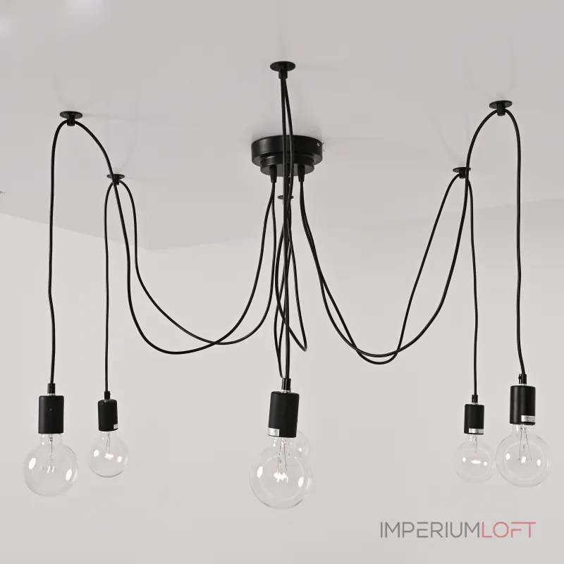 Люстра Spider Black L6 ImperiumLoft от ImperiumLoft Люстра Spider Black L6 ImperiumLoft от ImperiumLoft