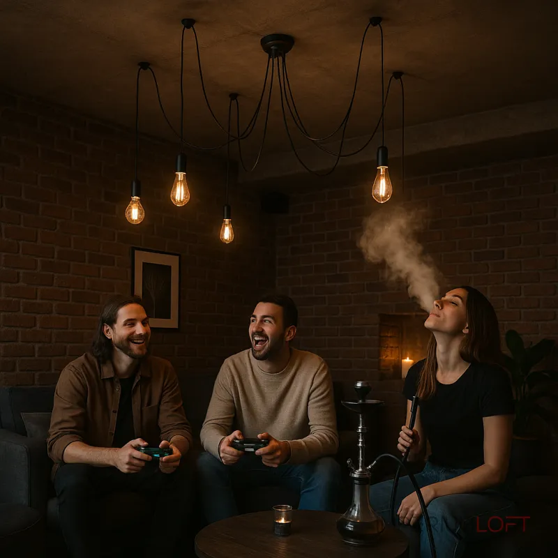 Люстра Spider Black L6 ImperiumLoft от ImperiumLoft Люстра Spider Black L6 ImperiumLoft от ImperiumLoft