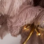 Торшер страусиные перья Feather Lamp A MODERN GRAND TOUR розовый