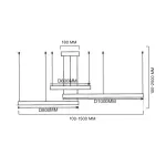 Подвесной светильник CRUISE D60+80+100