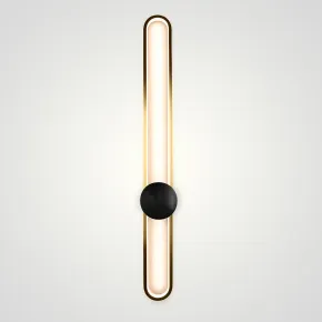 Настенный светильник HEIDY L H90 Brass Black