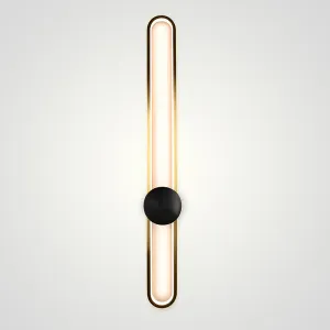 Настенный светильник HEIDY L H90 Brass Black