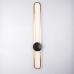 Настенный светильник HEIDY L H90 Brass Black