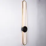 Настенный светильник HEIDY L H90 Brass Black